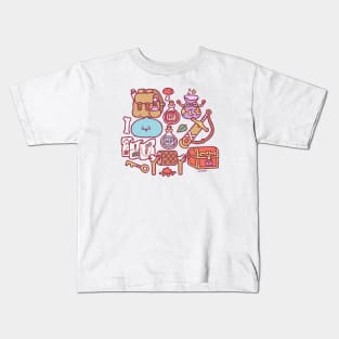 RPG videogame essentials Kids T-Shirt